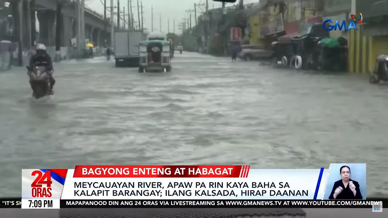 Floods submerge parts of Bulacan amid Habagat-enhanced rains