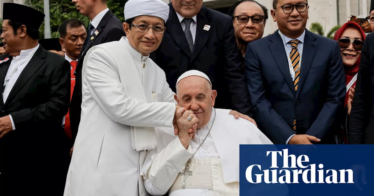 ‘Togetherness in our diversity’: Pope Francis preaches unity at south-east Asia’s largest mosque