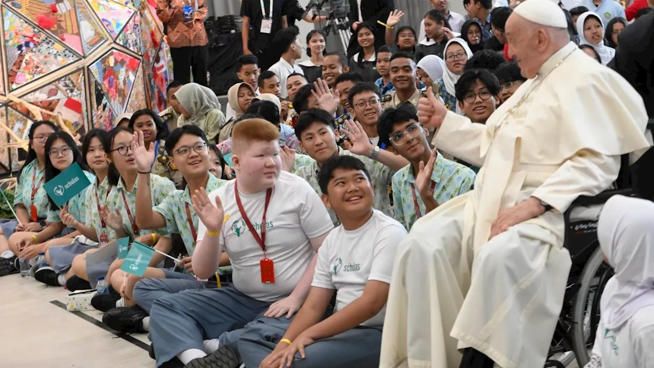 'We ask the Pope from Indonesia to bring a message of peace to world'