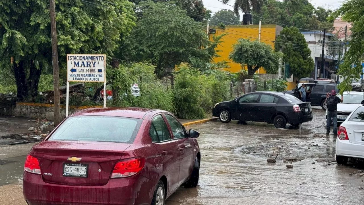 Tamaulipas: la lluvia arrastra varios autos e inunda varias viviendas en Ciudad Madero