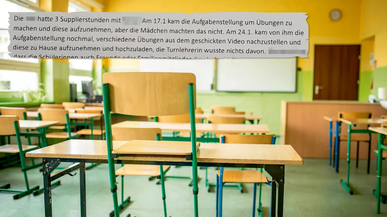 'Turnvideos von Mädchen verlangt' – Wirbel um Lehrer