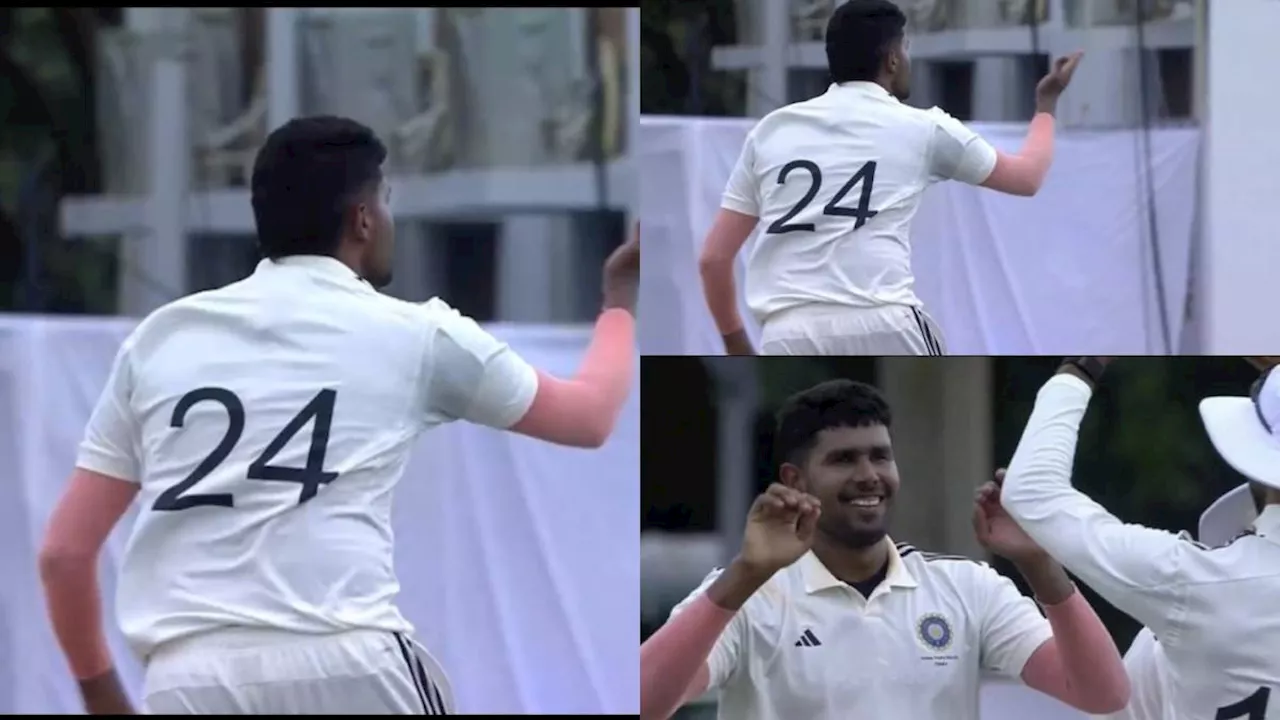 Duleep Trophy 2024: एक मैच का बैन, भारी जुर्माना, फिर भी बाज नहीं आ रहे Harshit Rana; विकेट चटकाने के बाद‍ फिर की वही हरकत