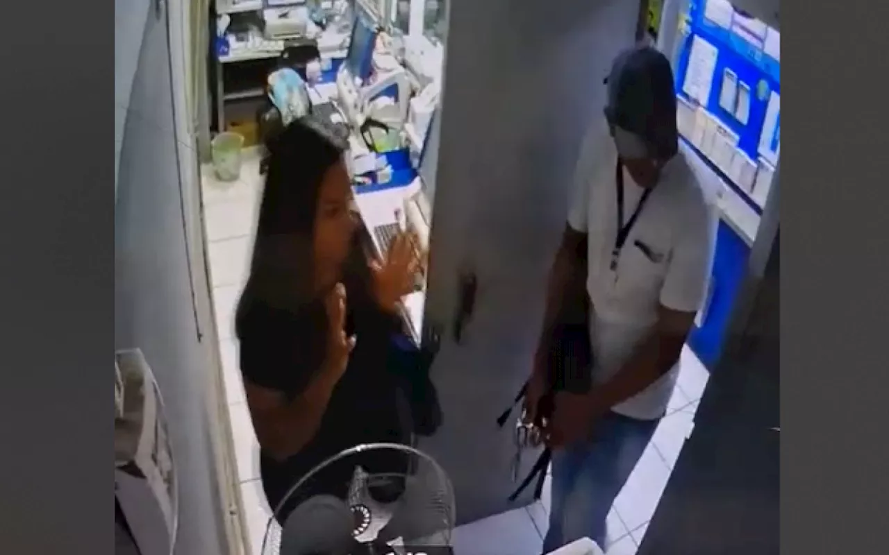 Vídeo: criminoso assalta lotérica em frente à Secretaria de Polícia Civil no Centro do Rio