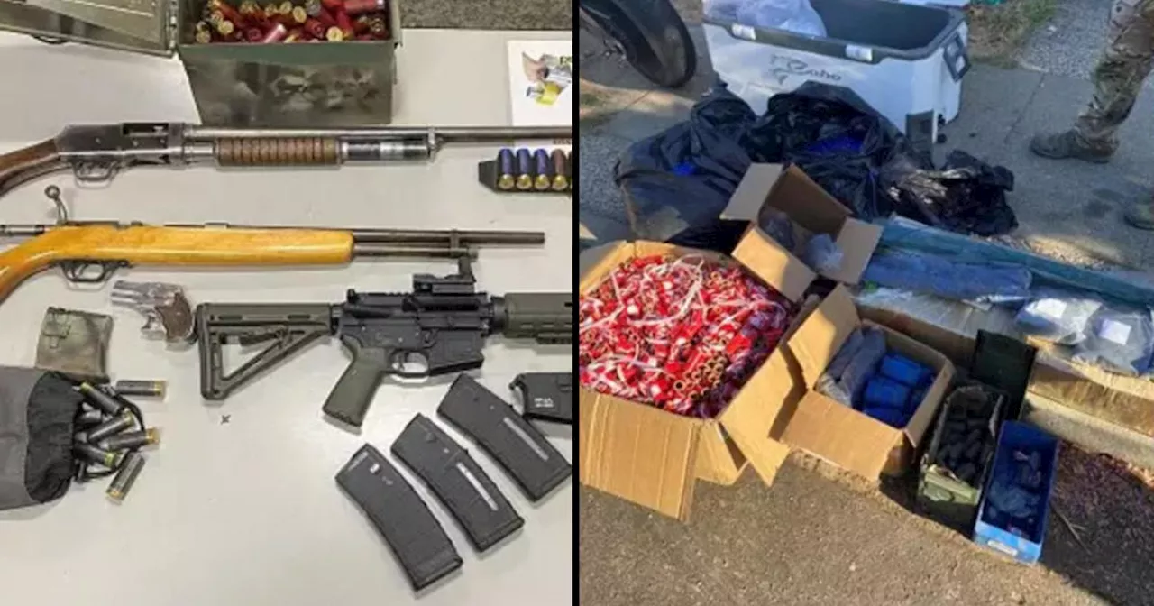 Santa Clara County task force seizes guns, explosives from San Jose home