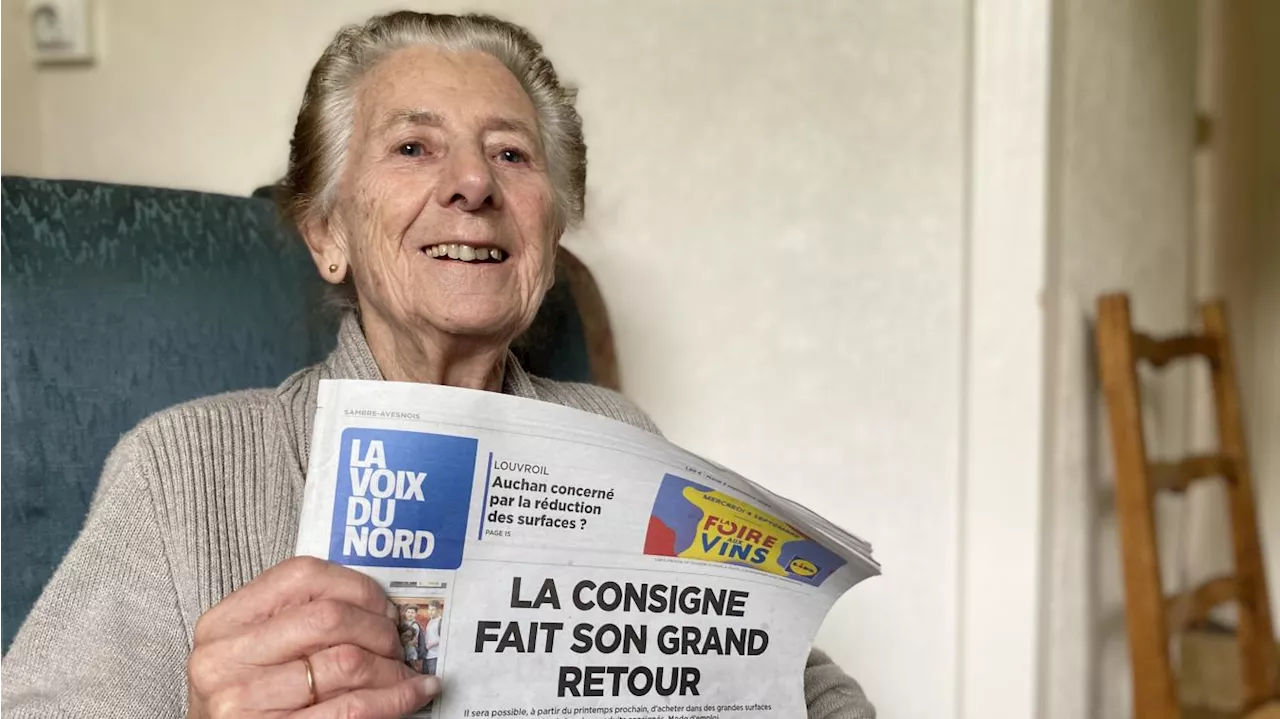 L’infatigable Marie-Thérèse, 92 ans, lit « La Voix du Nord » depuis soixante-dix ans