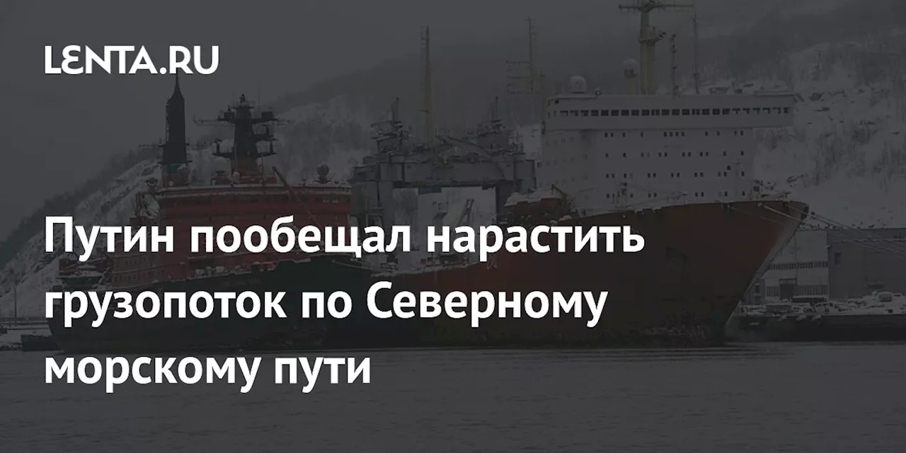 Путин пообещал нарастить грузопоток по Северному морскому пути