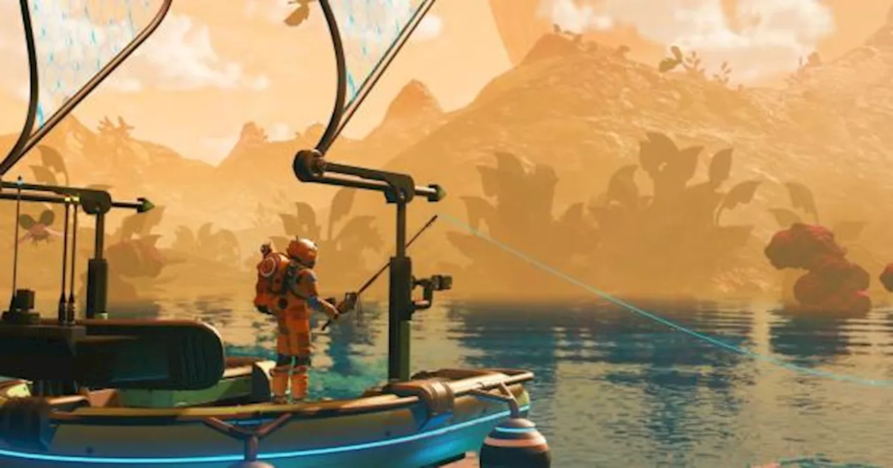 No Man's Sky se convirtió en el juego de pesca que no sabías que necesitabas