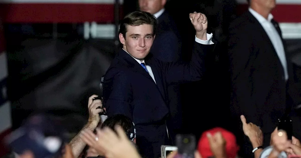 Barron Trump's university in New York revealed as he arrives for class