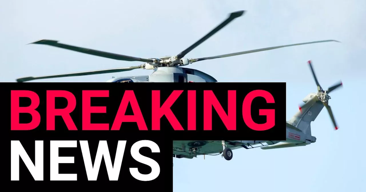 One dead after Royal Navy helicopter crashes in Channel