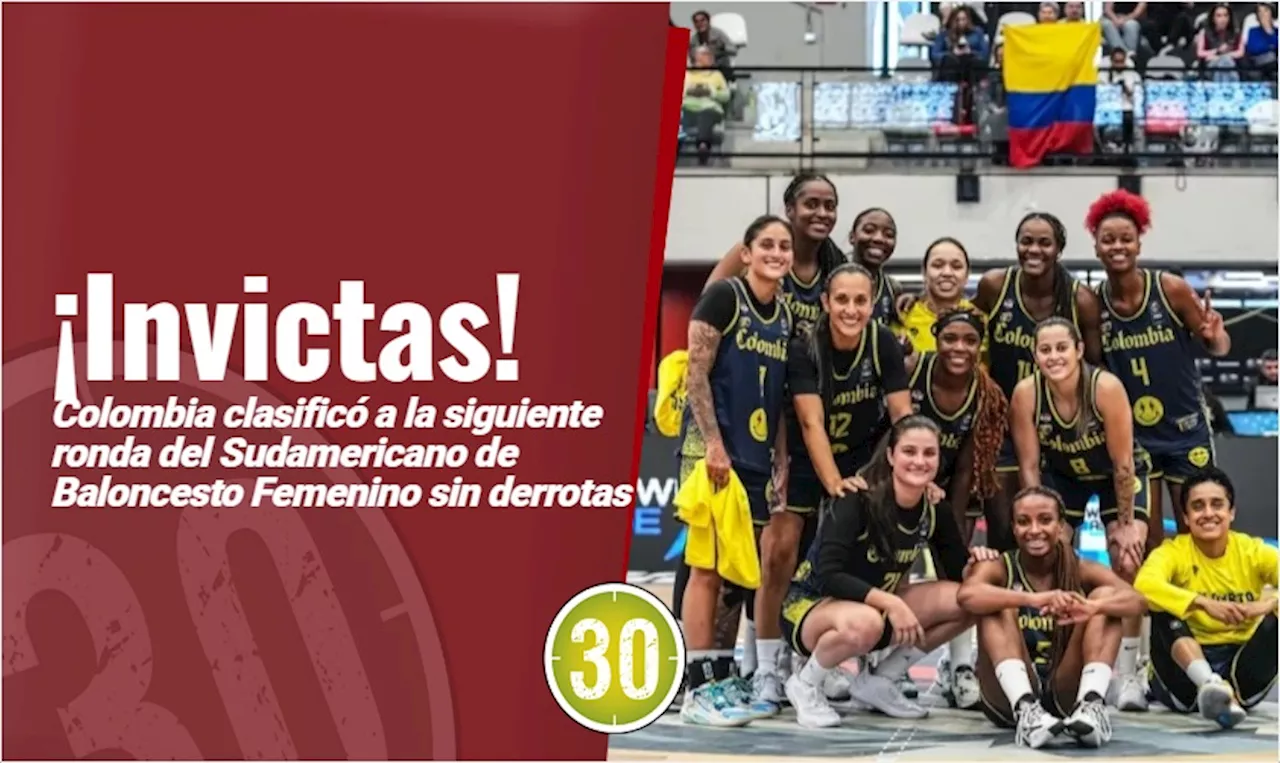 Colombia se mantiene invicta en el Sudamericano de Baloncesto Femenino