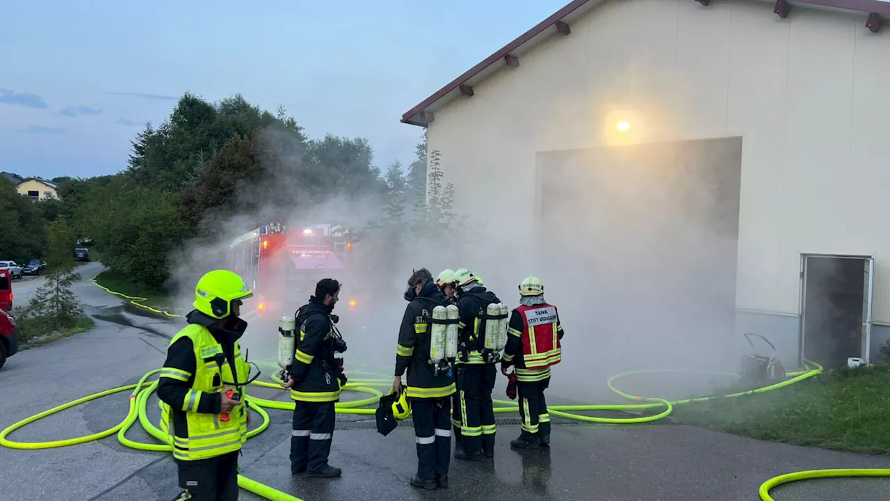 45 Einsatzkräfte übten in Amstetten für den Ernstfall