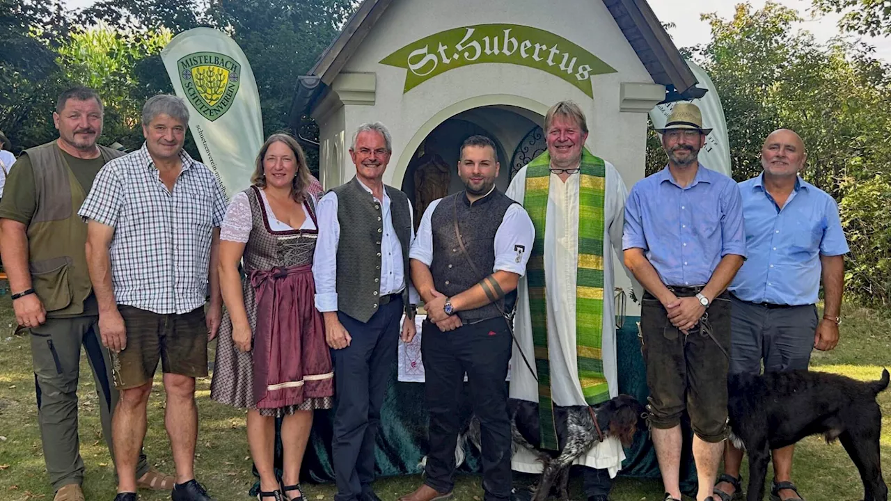 Wetzelsdorf: Jäger feierten ihre Kapelle mit Messe und Hundesegnung