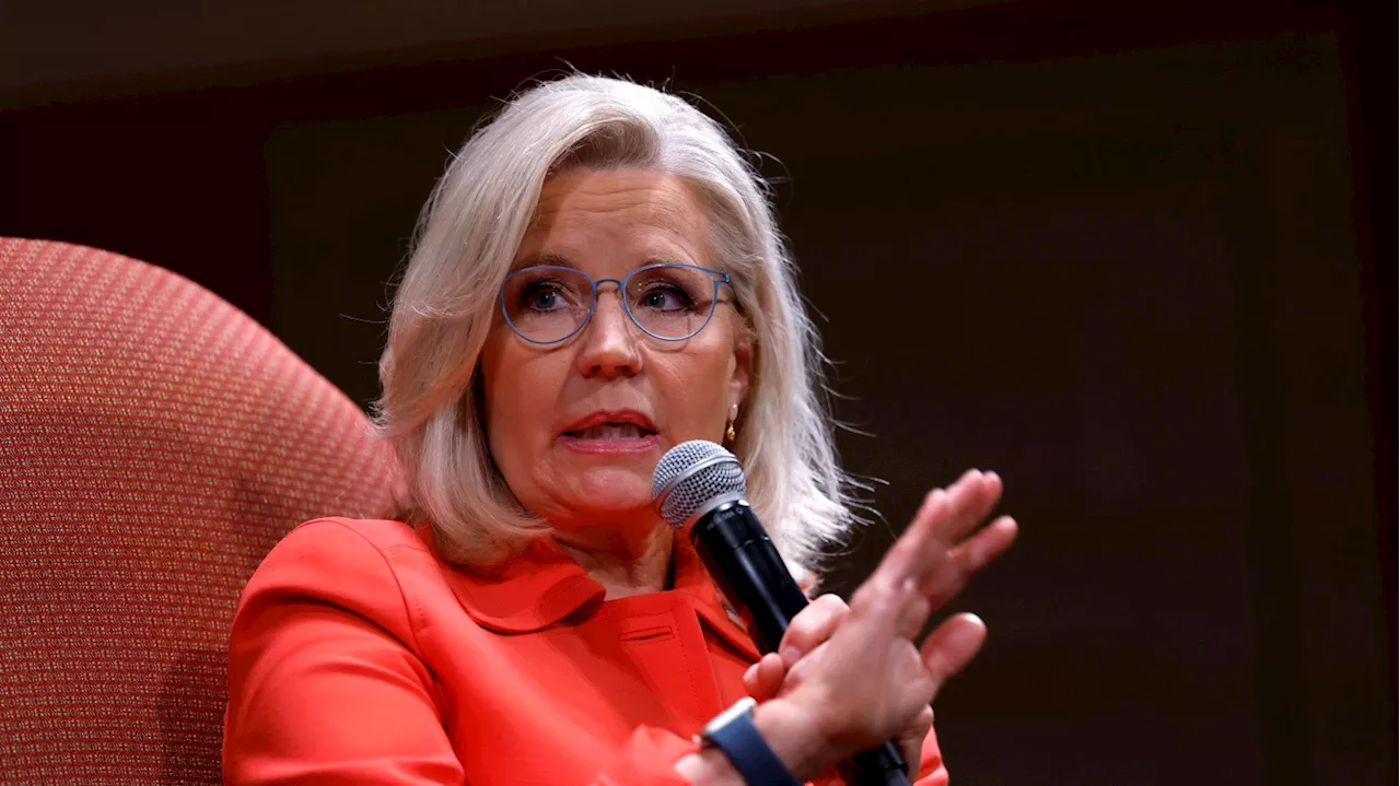 Former Republican Rep. Liz Cheney says she will vote for Vice President Harris