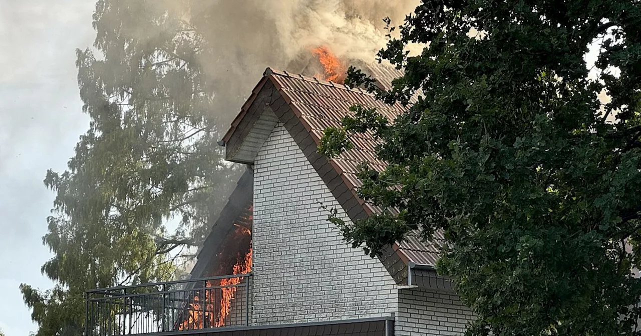 Die Polizei geht nach Bielefelder Großbrand von fahrlässiger Brandstiftung aus