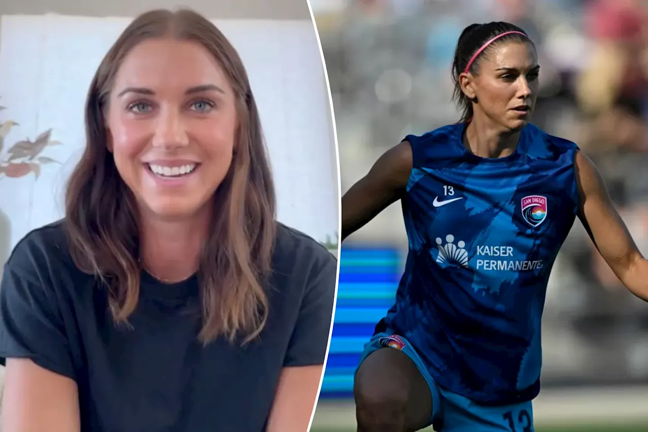 Alex Morgan announces soccer retirement and pregnancy in emotional video