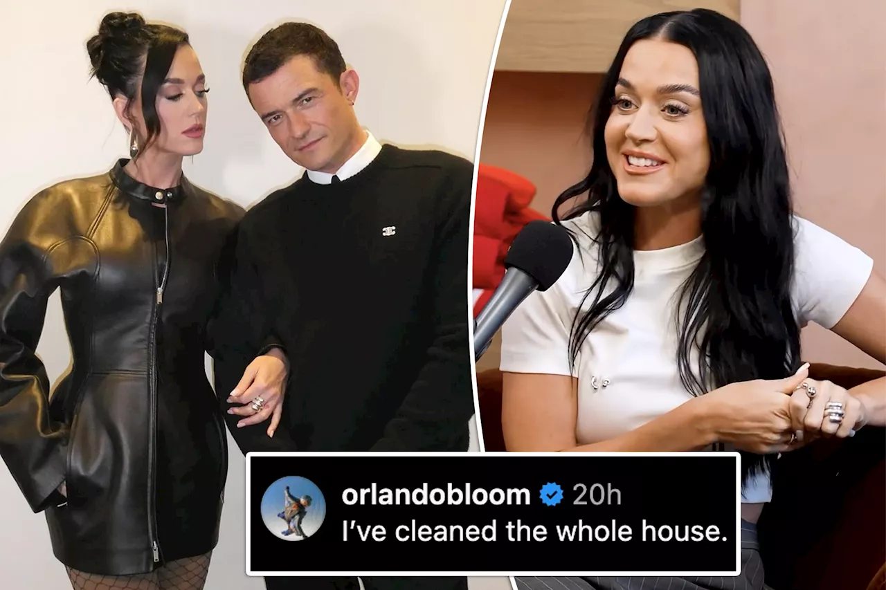 Orlando Bloom reacts to Katy Perry's oral sex confession: 'I've cleaned the whole house'