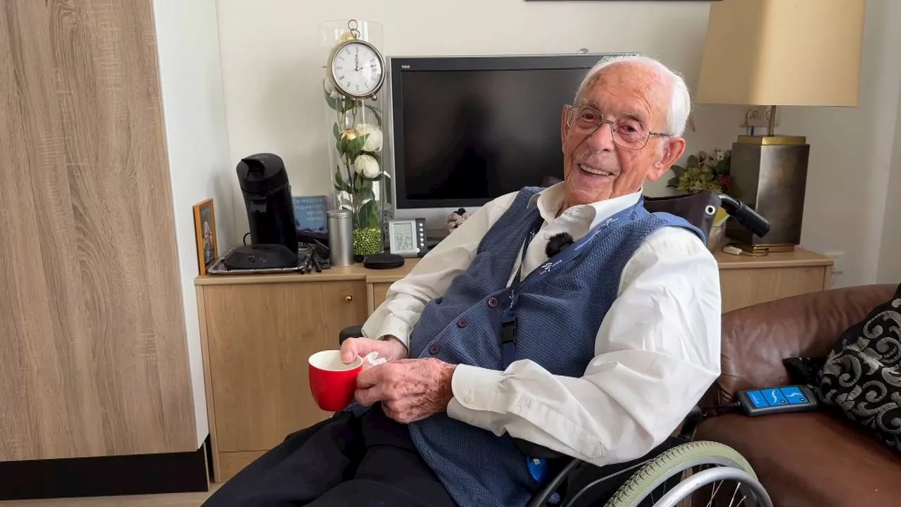 Theo (105) is oudste man van Brabant: ‘Dankbaar voor het leven dat ik had’