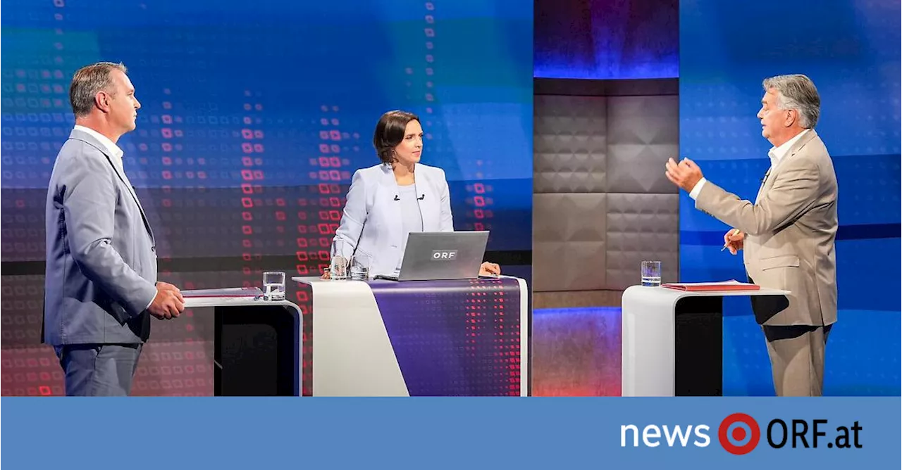 TV-Duell: Kogler und Babler um Abgrenzung bemüht