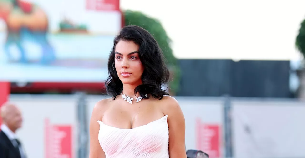 Georgina Rodríguez impacta en la alfombra roja del Festival de Cine de Venecia