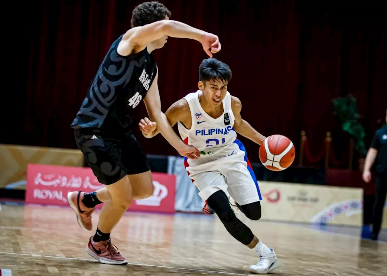 Earl Medina’s 30 not enough as Gilas Boys drop to New Zealand in FIBA U18 Asia Cup