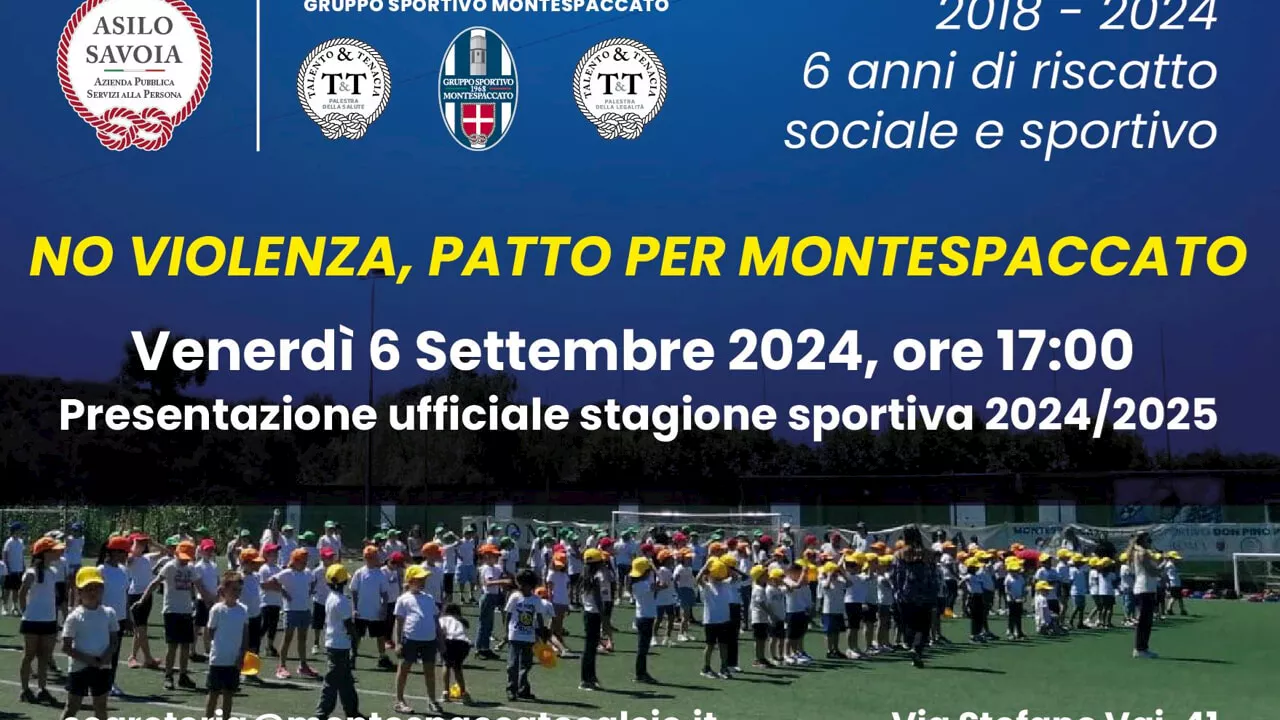 Montespaccato Calcio, il 6 settembre la presentazione della stagione