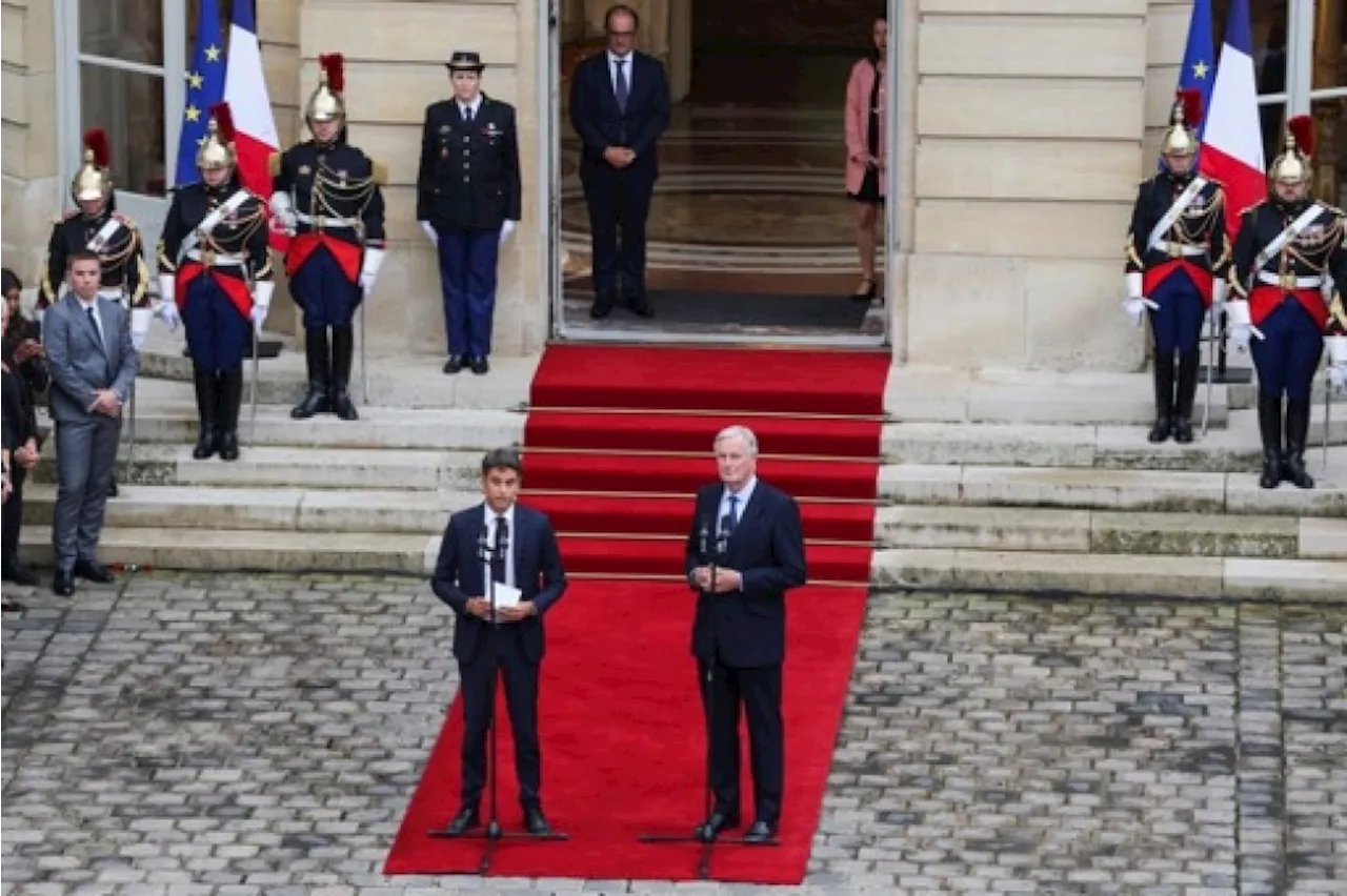 France: le nouveau Premier ministre Barnier promet 'changements et ruptures'