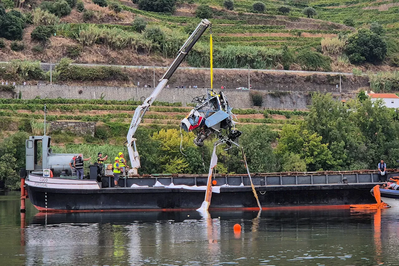 Ministério Público abre inquérito à queda de helicóptero no Douro que causou cinco mortes