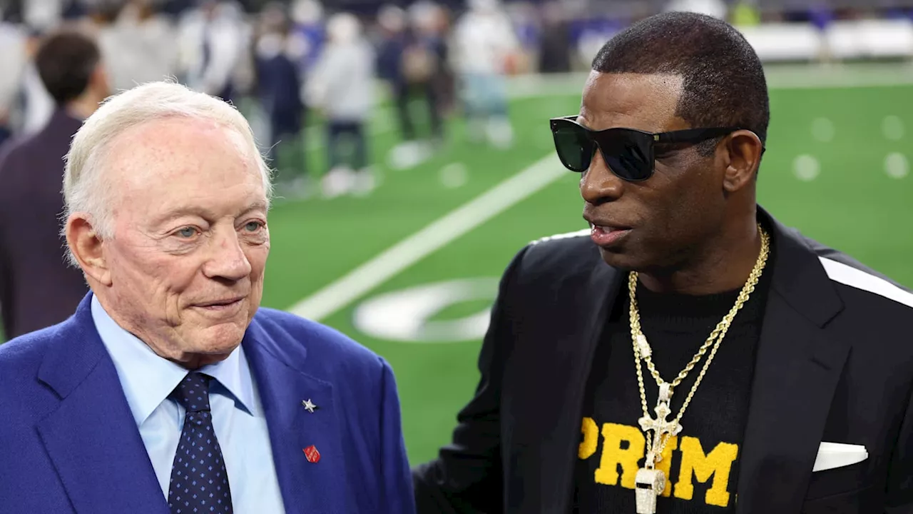 Jerry Jones explains 'Love affair' with Deion Sanders, but avoids coaching question