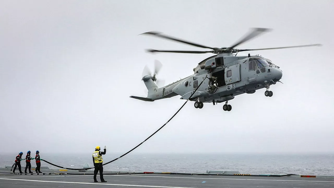 Royal Navy service member dies after helicopter ditches in English Channel