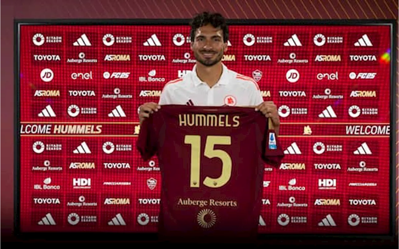 Roma, Hummels: 'Sono cresciuto seguendo Totti e De Rossi'