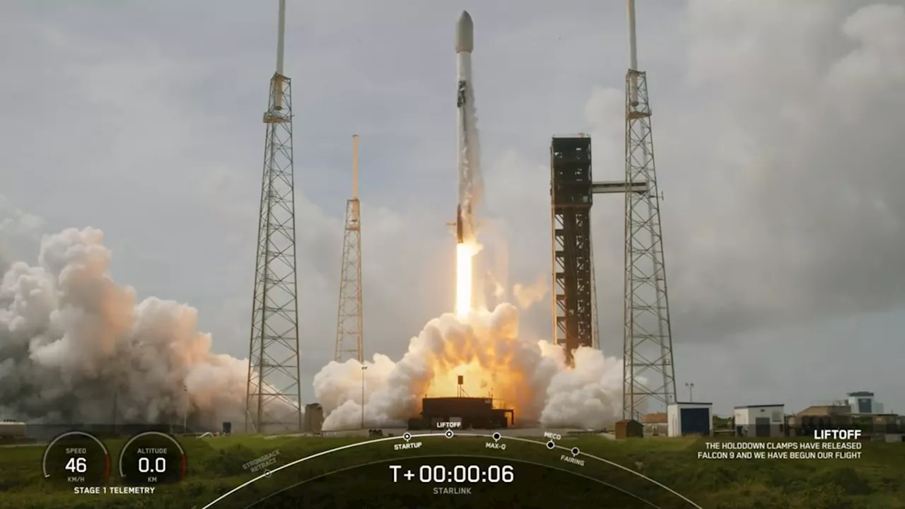 Used SpaceX rocket launches 7,001st Starlink satellites (and 20 others), lands at sea (video)