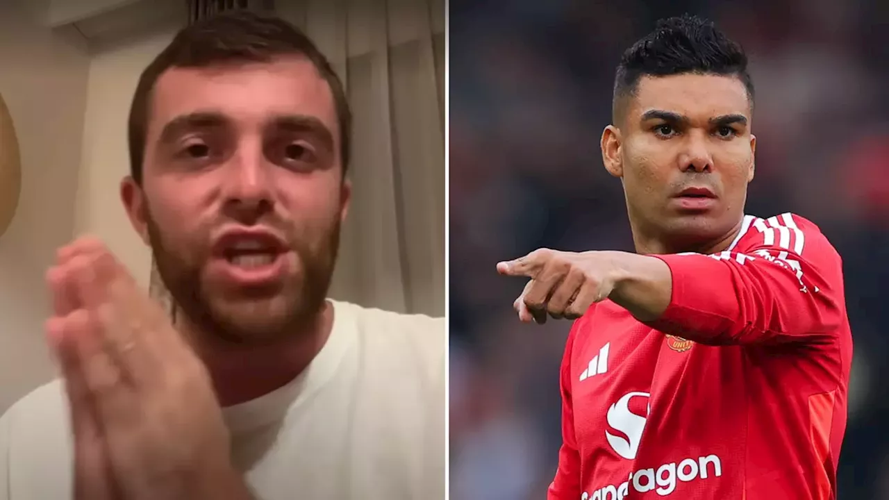 Fabrizio Romano drops huge update on Casemiro's Man Utd future amid Galatasaray 'talks'