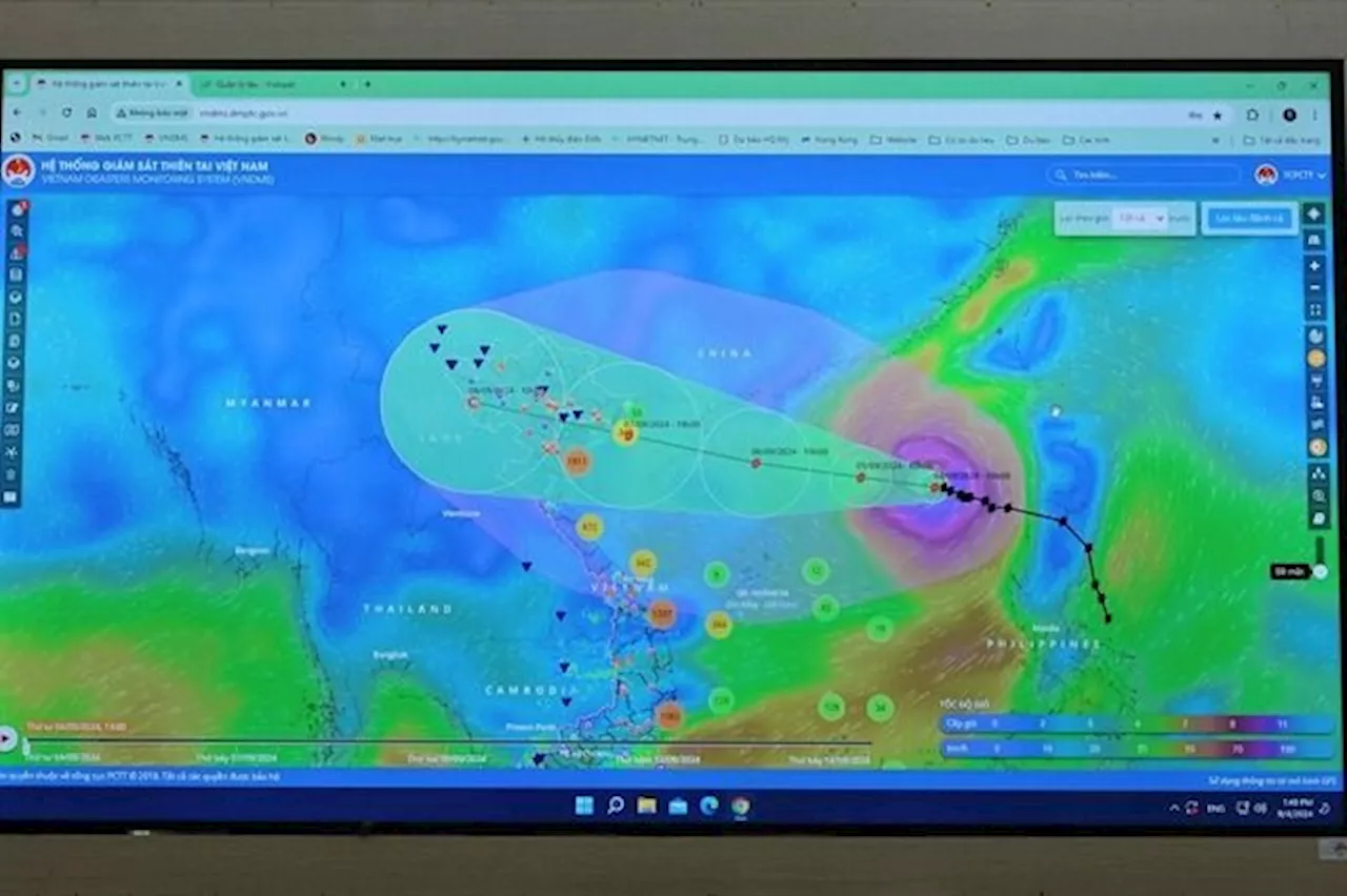 Six Vietnamese airports forecasted to be in Typhoon Yagi’s affected zones