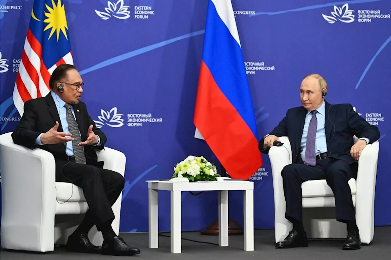 Malaysia PM Anwar praises Putin, pledges to deepen Russia ties