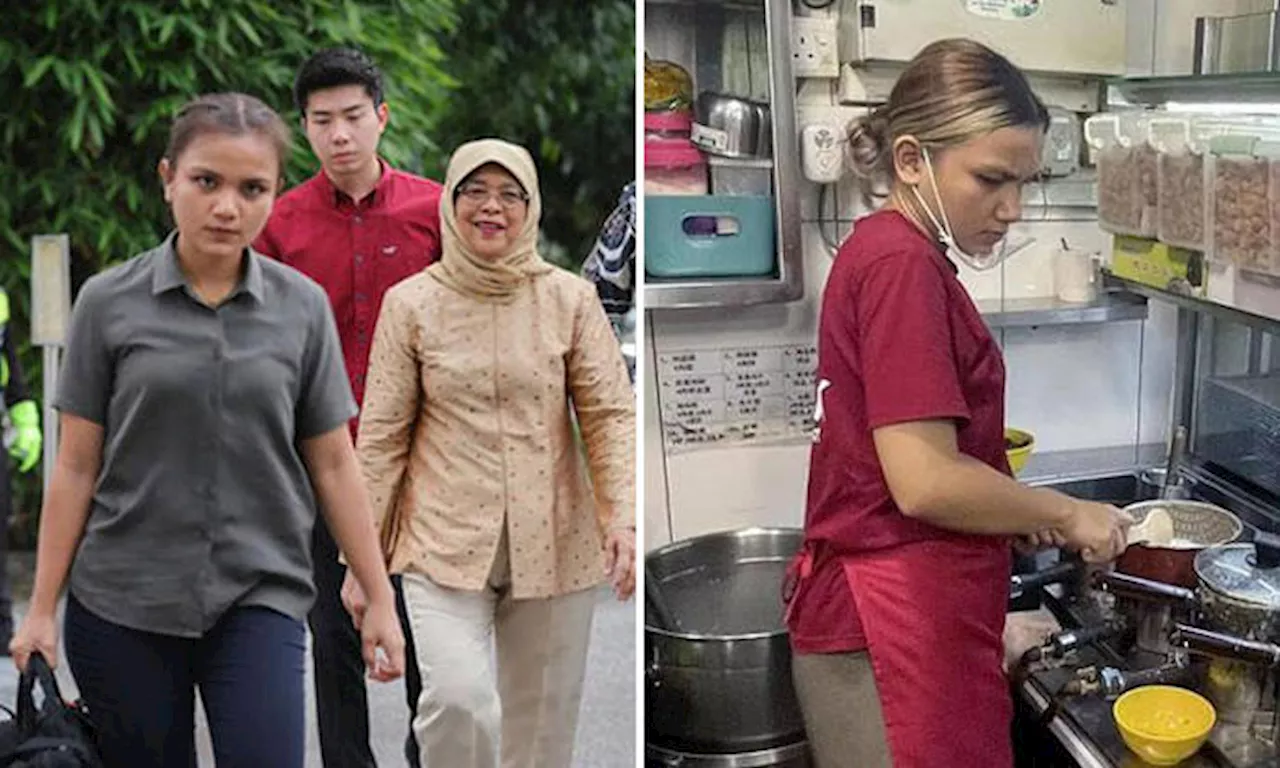 Ex-presidential bodyguard, 26, trades in gun for apron to fulfil hawker dream