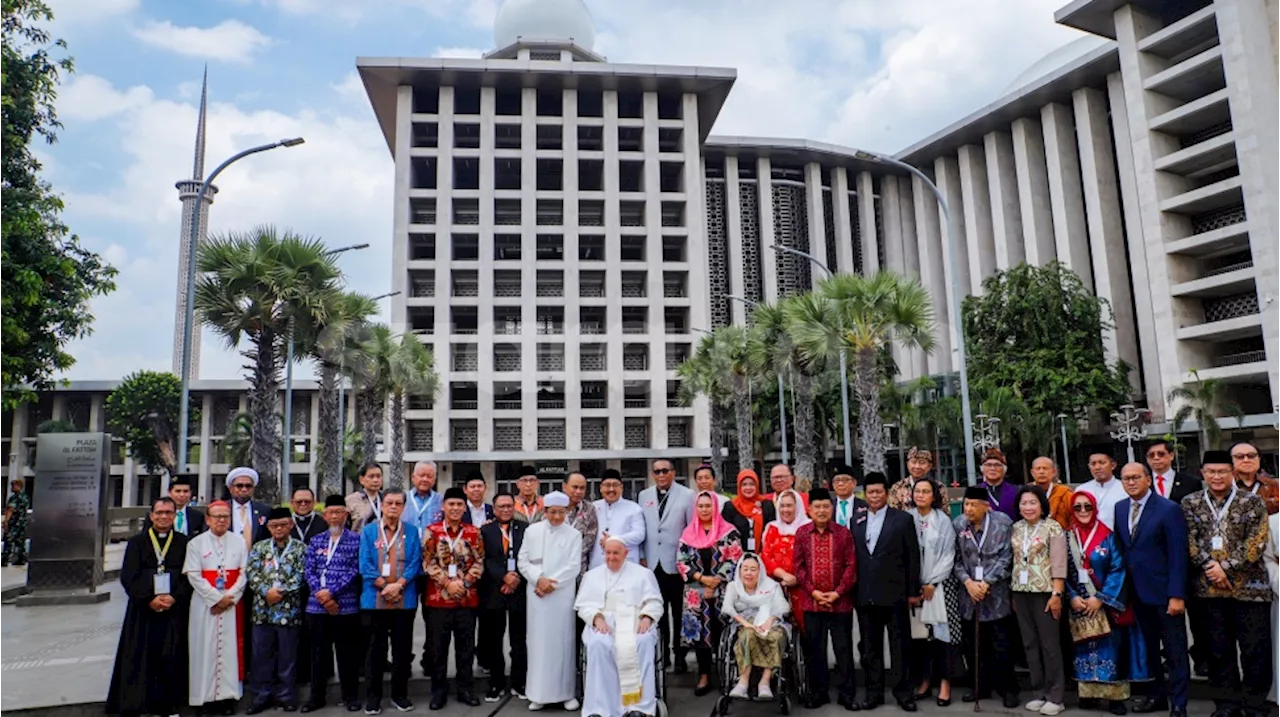 Dikunjungi Paus Fransiskus, Intip Kemegahan Renovasi Masjid Istiqlal dan Terowongan Silaturahmi Garapan Waskita Karya