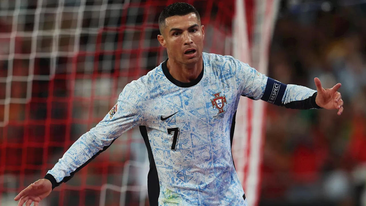 Cristiano Ronaldo creates football history by hitting landmark figure for Portugal in Nations League clash...