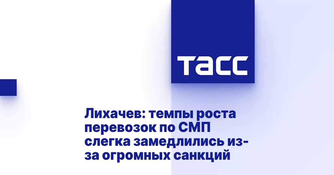 Лихачев: темпы роста перевозок по СМП слегка замедлились из-за огромных санкций