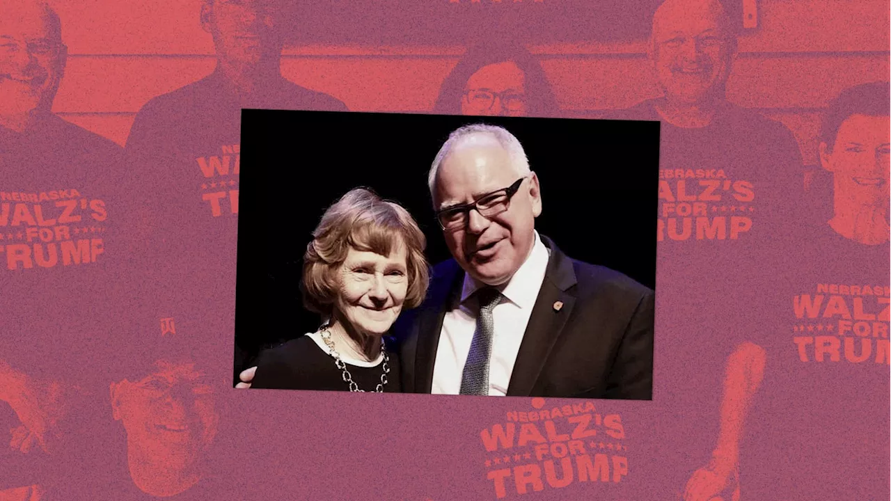 Tim Walz’s Mom Darlene Walz Fights to Keep Peace With His Trumpy Brother