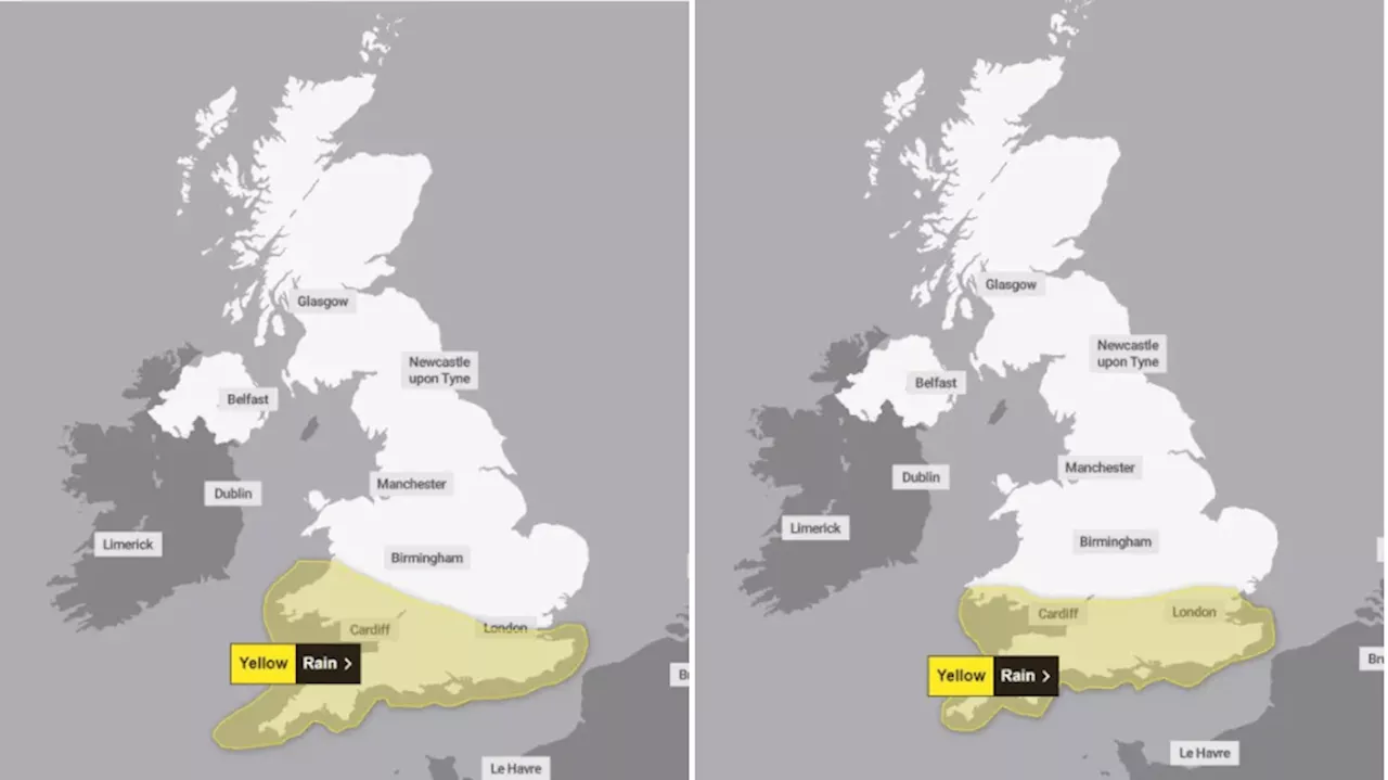 Met Office yellow warnings as flooding and travel chaos to hit England and Wales