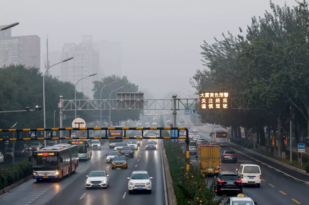 Air pollution declined in Europe and China in 2023