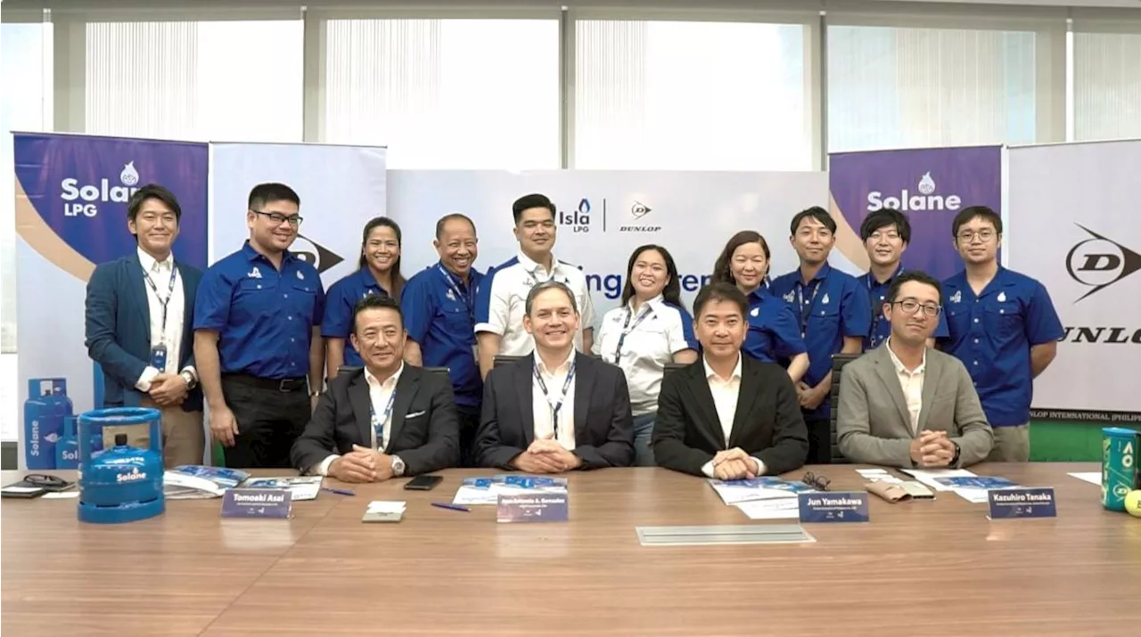 Dunlop Intl PH partners with Isla LPG Corp. to reduce carbon emissions