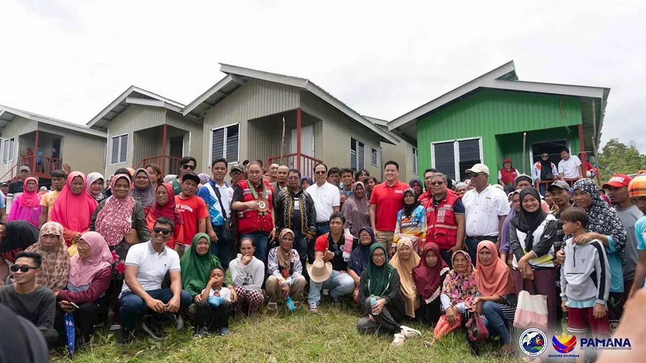 Opapru, DSWD turn over 200 Pamana-MSAP housing units