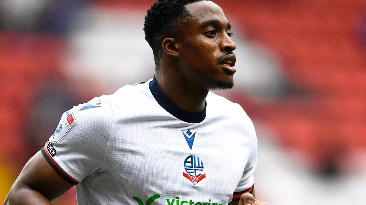 Bolton star forced to withdraw from squad after SNEEZING injury as manager says ‘he’s a powerful boy’...