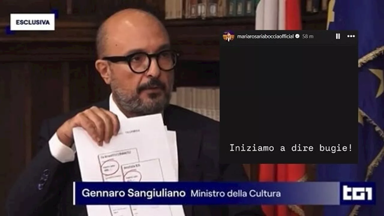 Sangiuliano al Tg1, opposizione sul piede di guerra: "Occupa la Rai, siamo oltre TeleMeloni"