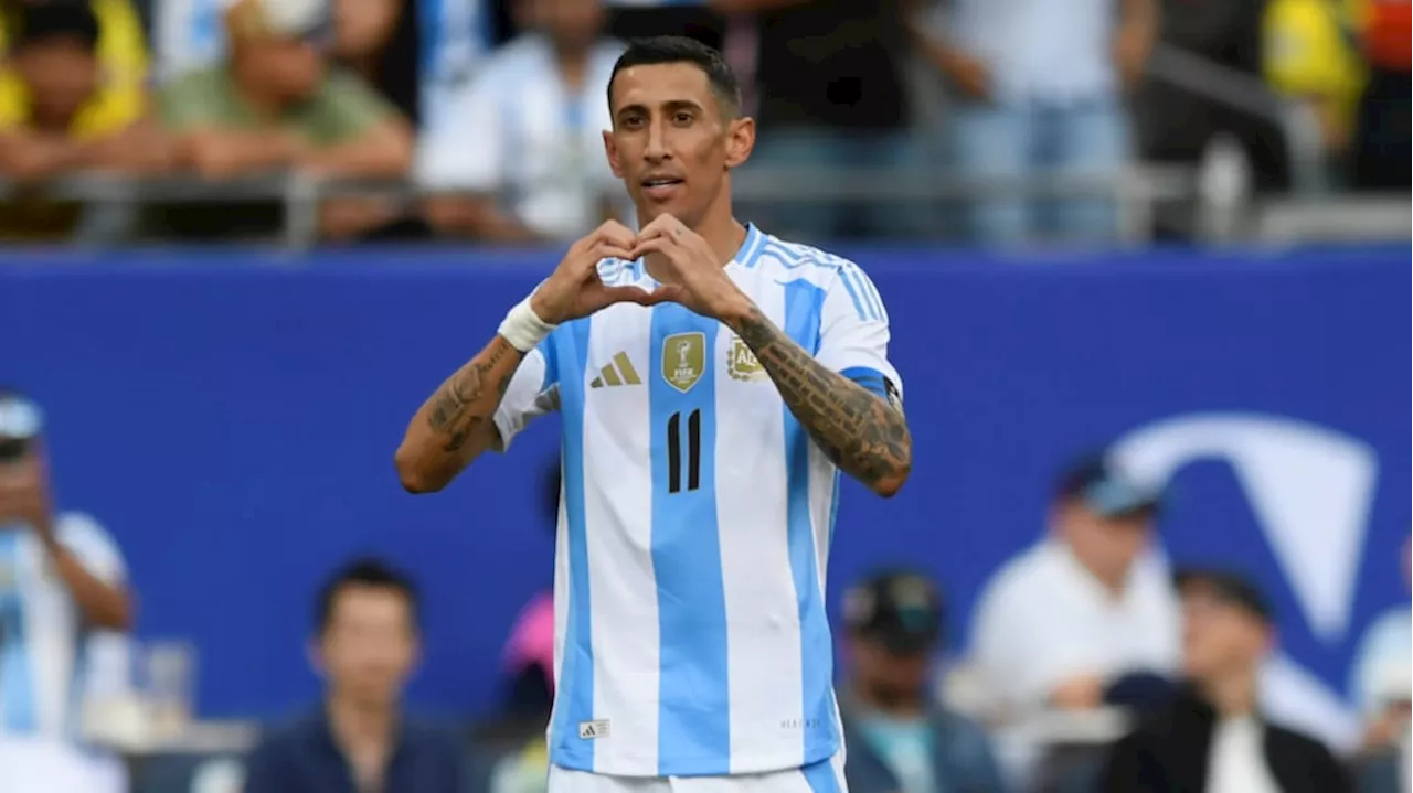 Por qué no juega Ángel Di María hoy en Argentina vs. Chile por las Eliminatorias