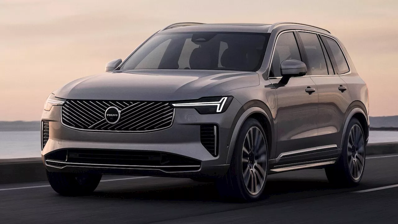 The Volvo XC90 gets a more stylish look and a new plug-in hybrid powertrain