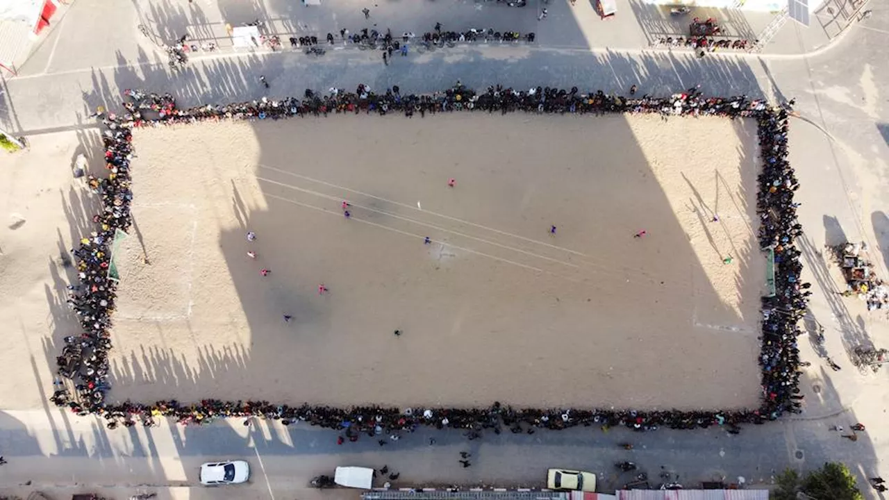 Football in Gaza: No time-out, despite the roar of Israeli warplanes