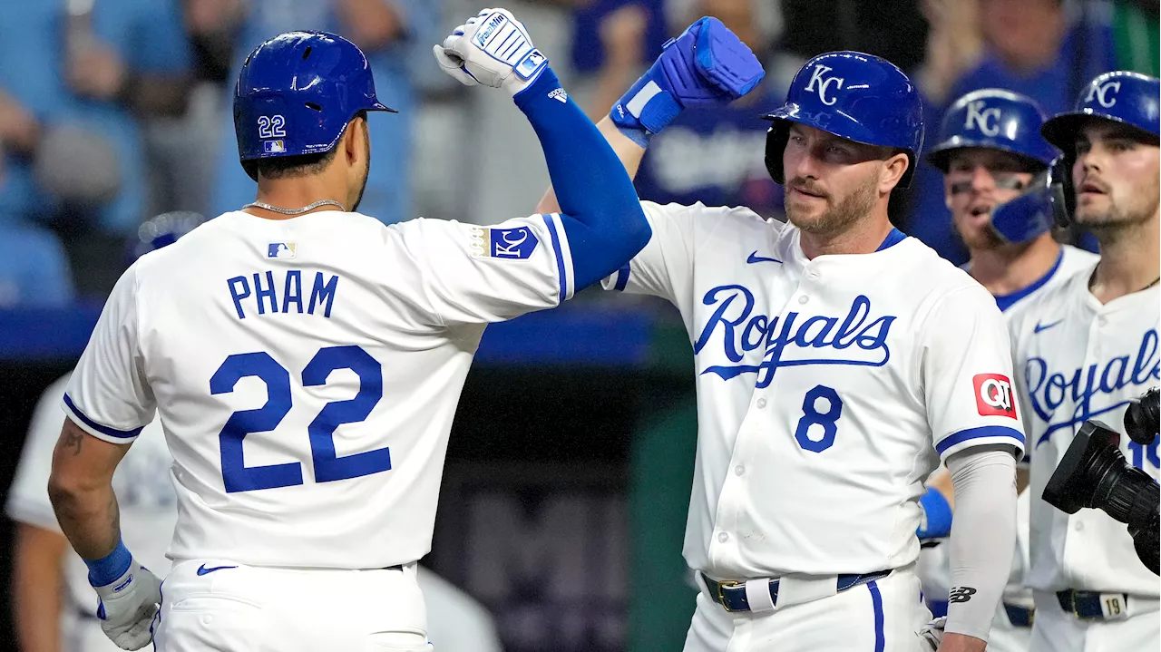 Pham's first homer with Royals helps snap seven-game skid in win over Guardians