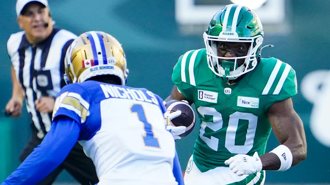 Skidding Roughriders 'looking for some payback' vs. Blue Bombers in Banjo Bowl